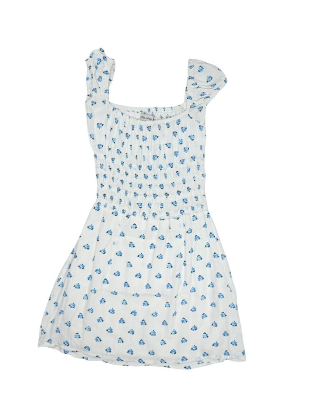 With Jean Marseille Dress in White Floral